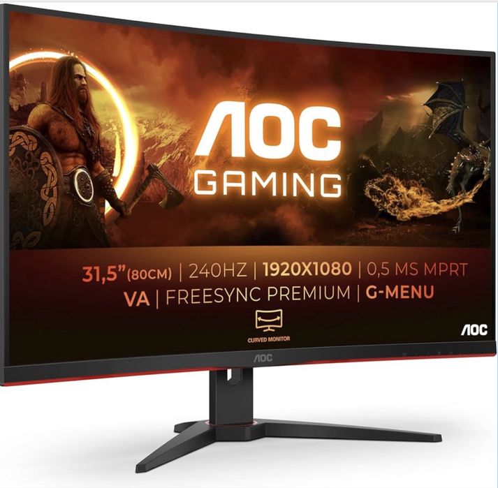 Monitor Gaming AOC 31,5 240hz FHD 0,5ms