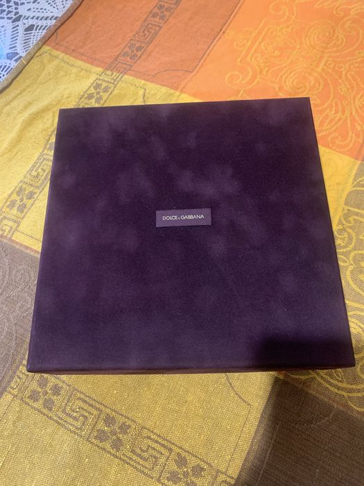 Бархатная коробка для подарка, DOLCE& GABBANA, оригинал, чудо упаковка