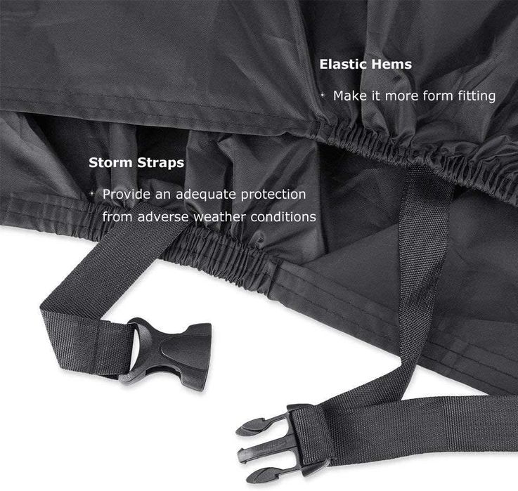 **NOVO** Capa protetora Beeway 190T para moto (240 x 100 x 100 cm)