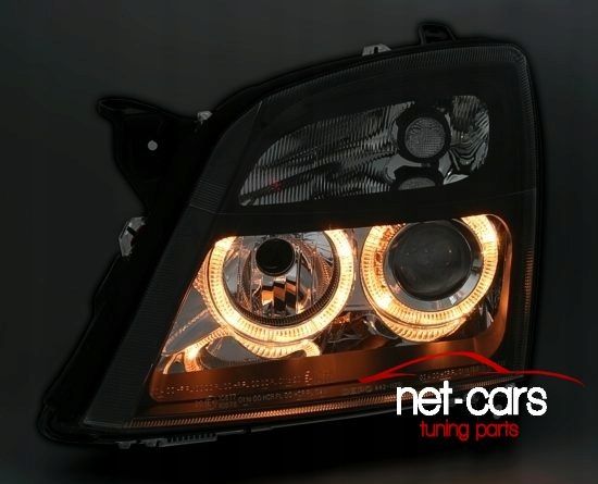 Reflektory lampy przednie przód OPEL VECTRA C 02-05 Angel Eyes DC