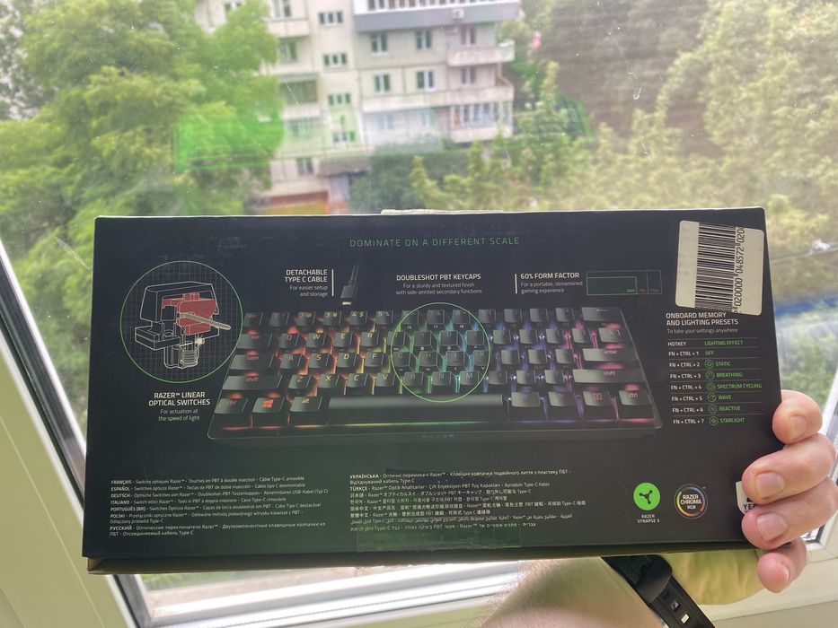 Геймерська механічна клавіатура Razer Huntsman mini Red Switch ENG