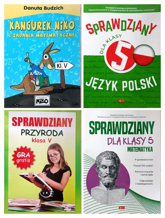Zestaw książki pomocnicze klasa 5