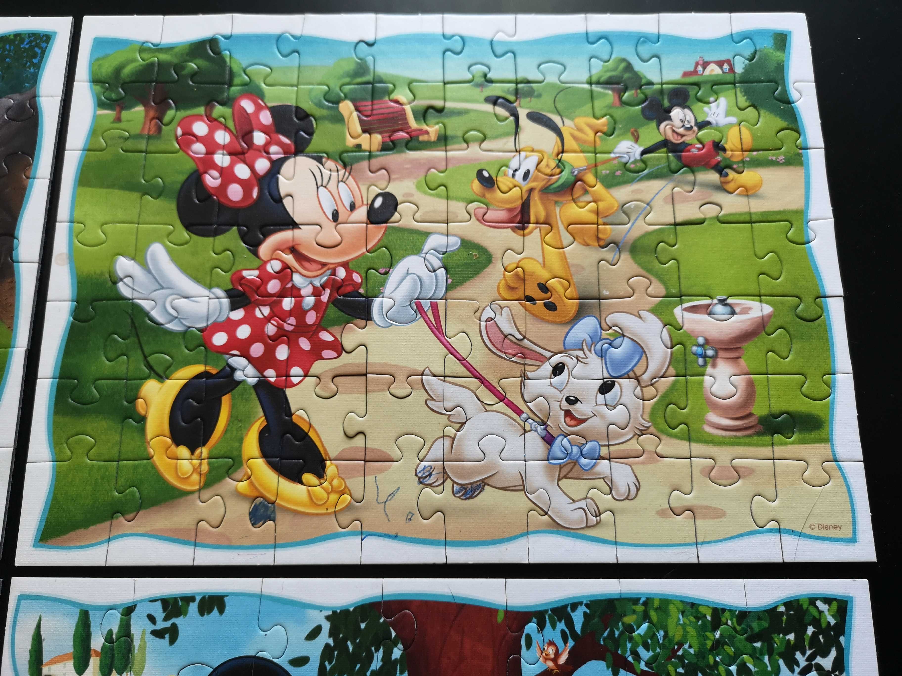 Trefl Puzzle 4W1 Myszka Miki Zabawy W Parku 34261