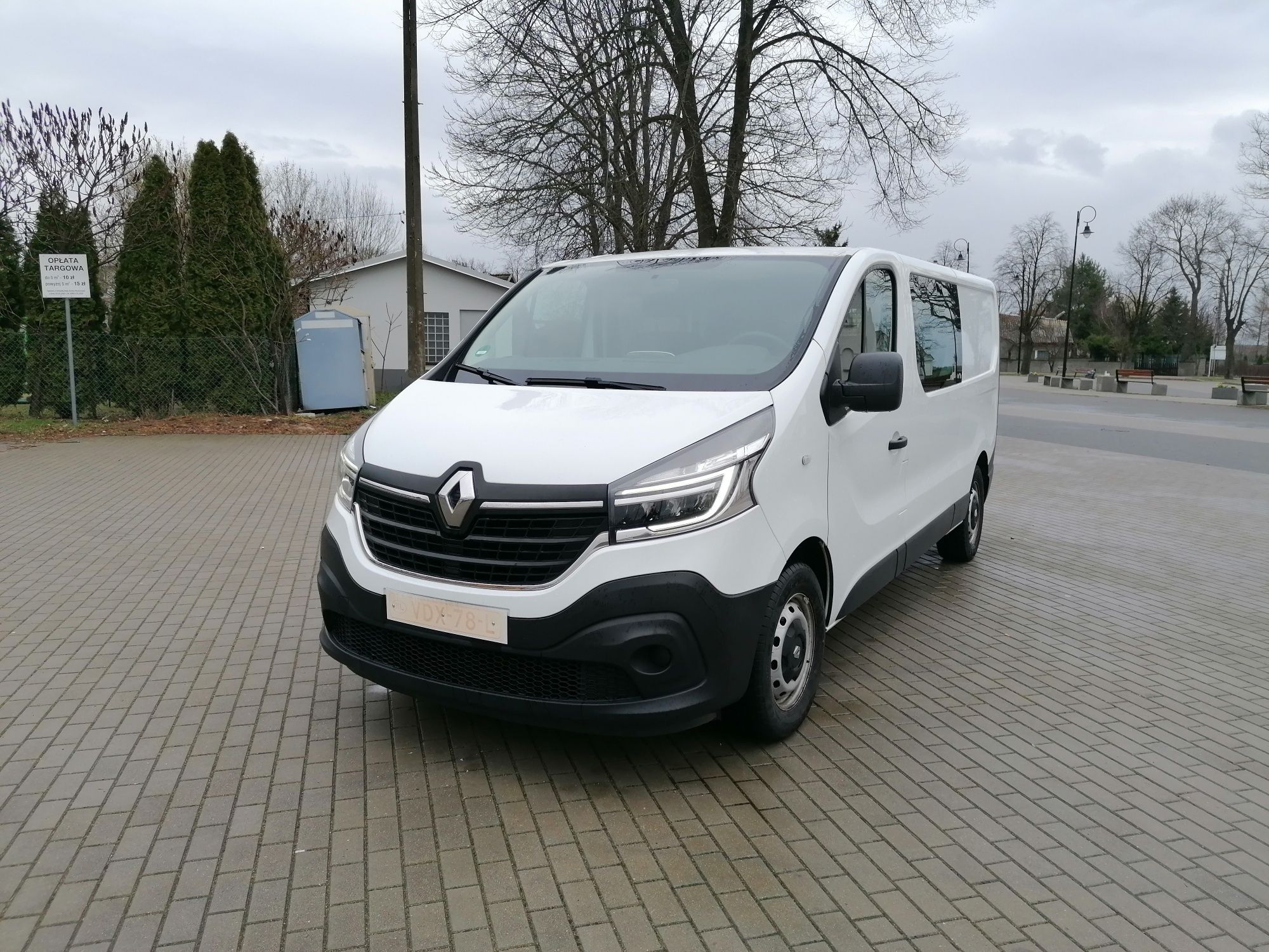 Renault Trafic BRYGADÓWKA LED 2020r LONG DŁUGI *117tyś*km Przebiegu !!