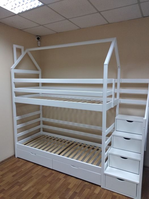 Двохярусне ліжко будиночок Лайт Плюс