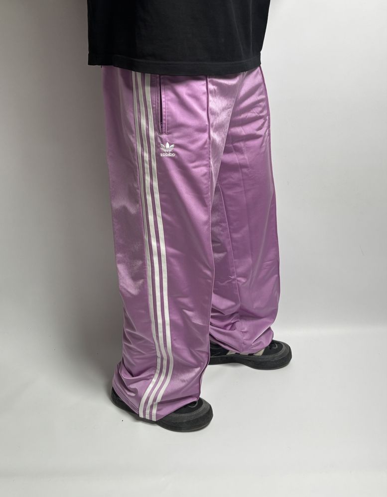 Нові широкі реп штани adidas firebird штаны адидас y2k rap balenc