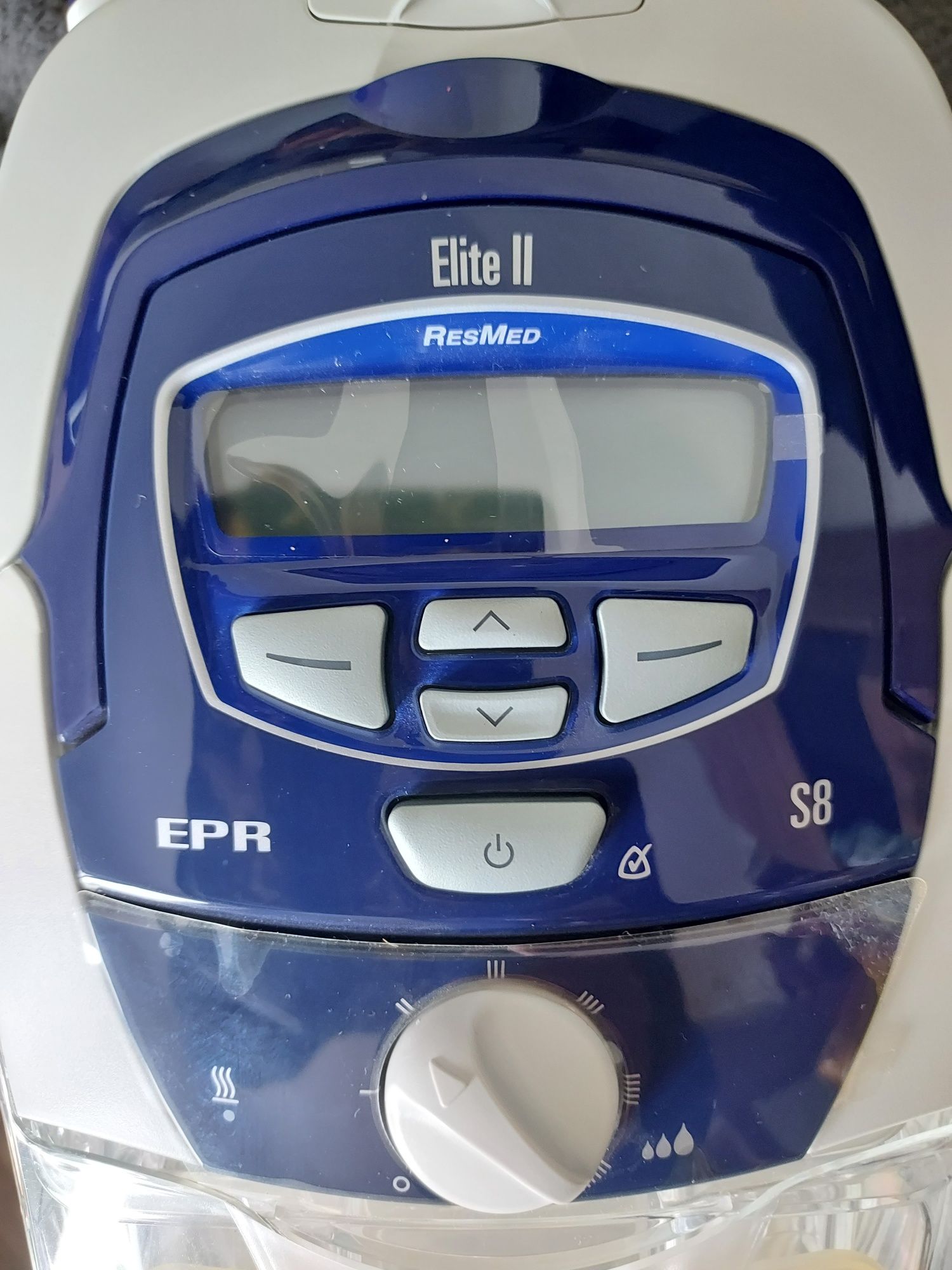 Aparat do oddychania bezdech ResMed Elite 8S CPAP maska nawilżacz !