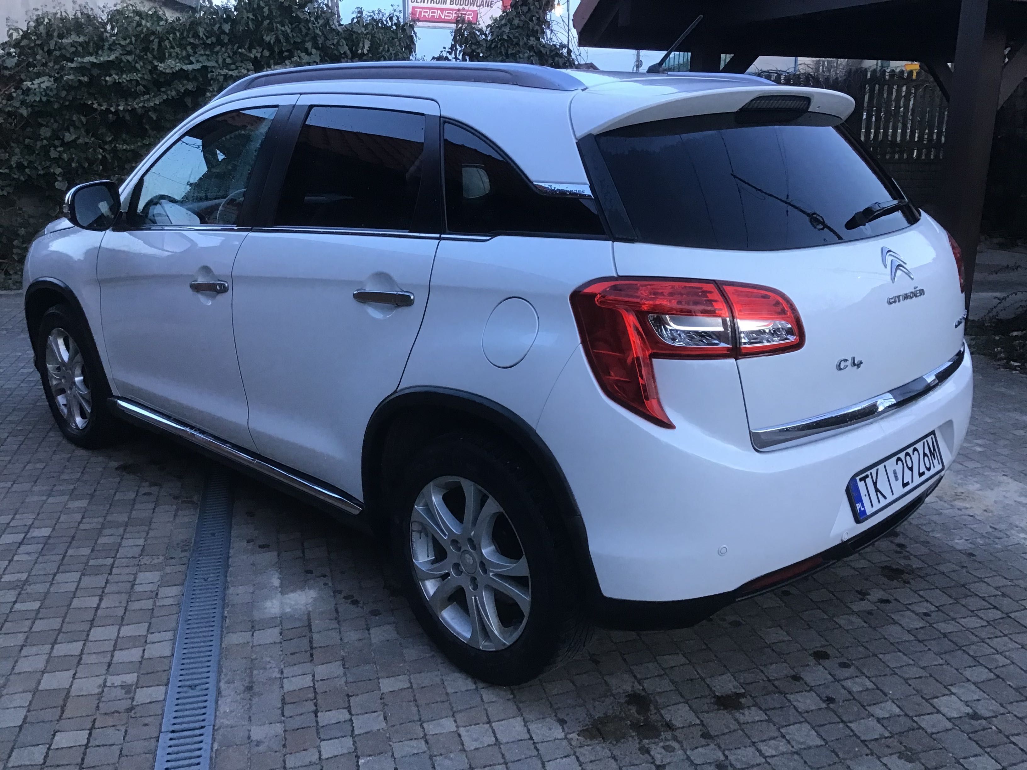 Citroen C4 Aircross zamiana na koparkę gąsienicową,ładowarkę kołową