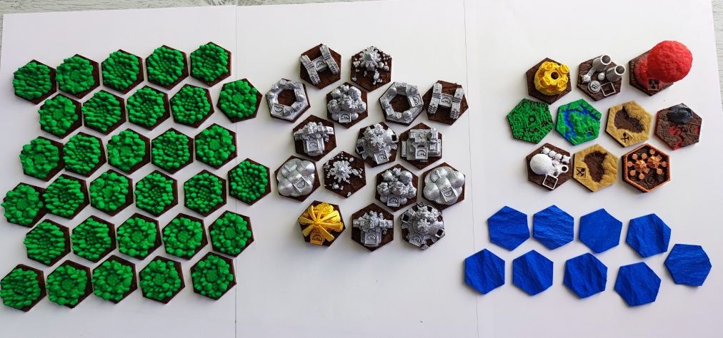 Terraformacja Marsa - Cały zestaw elementów zamiennych do gry
