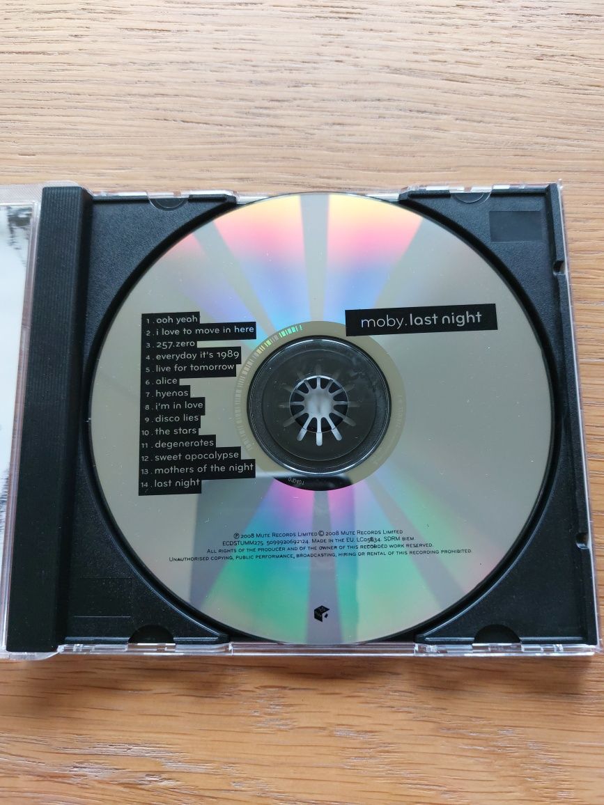 CD Moby - Last Night