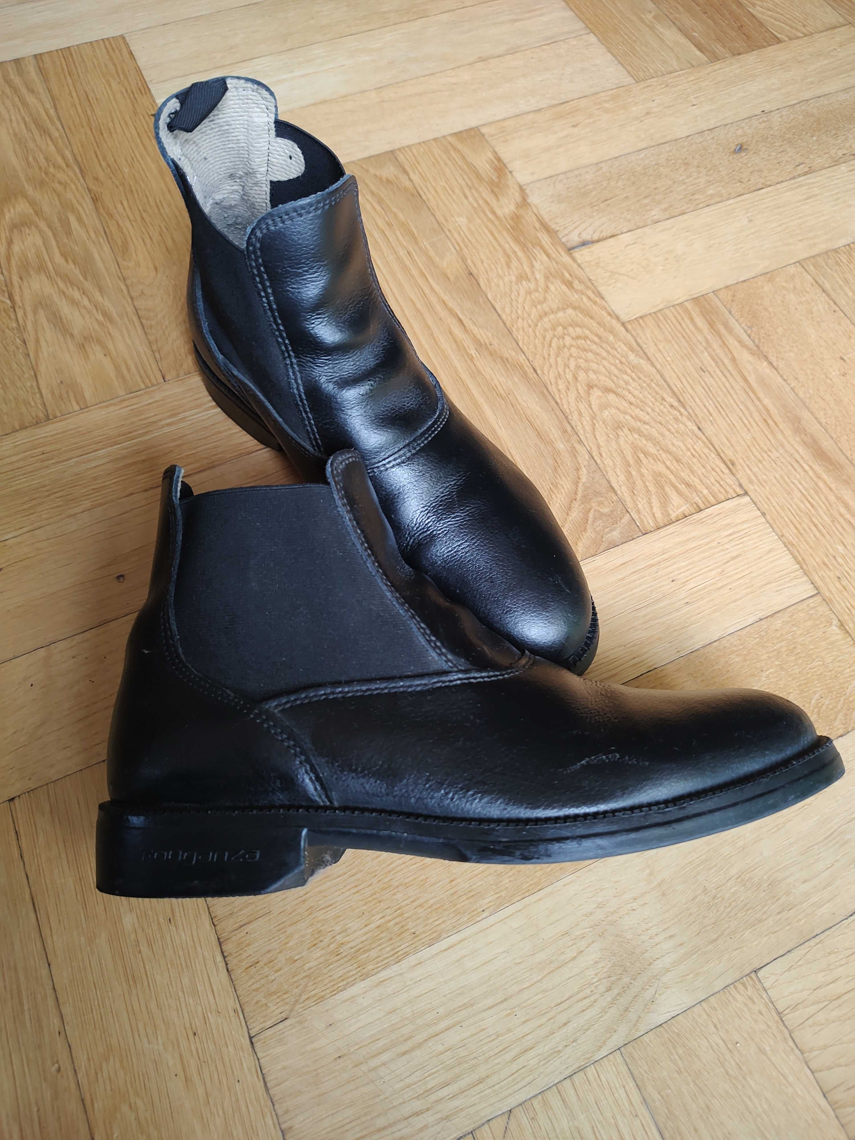 Sztyblety, buty jeździeckie roz. 38 czarne