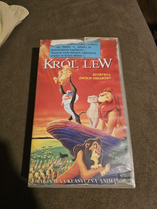Kaseta Video VHS Król Lew