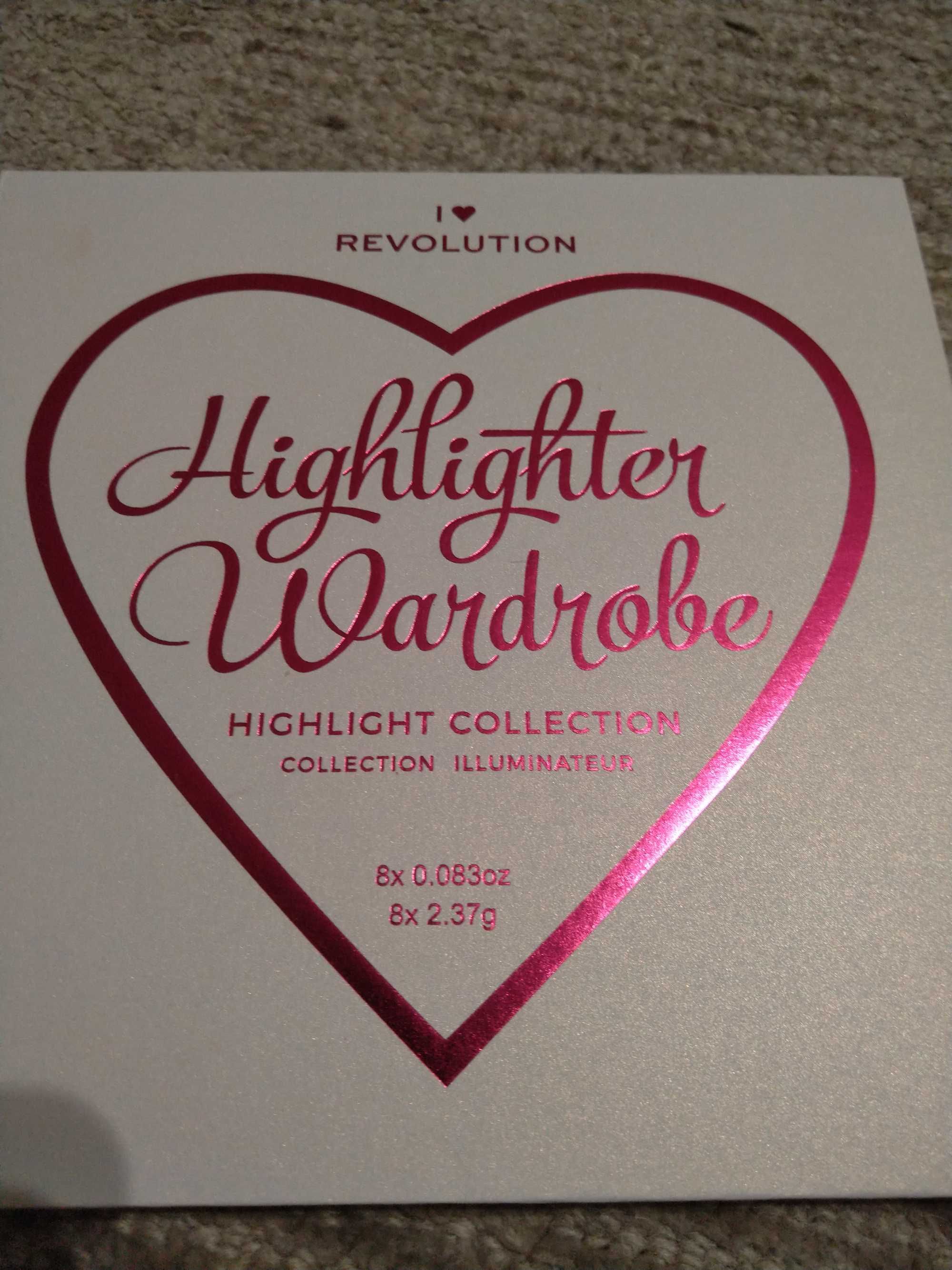 Paleta rozswietlaczy ILove Revolution Highlights Wardrobe nowa