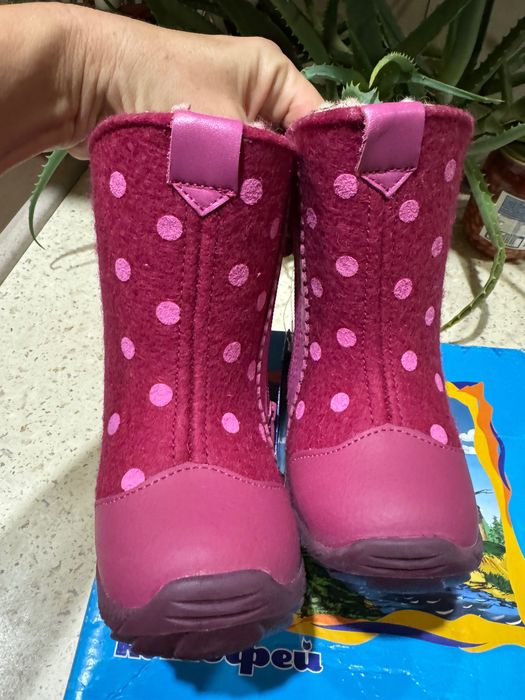 Валенкі сапоги для дівчинки ТМ Котофей розмір 23