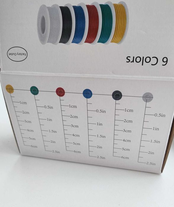 Набір кабелів 30AWG  6шт. ( по 10м