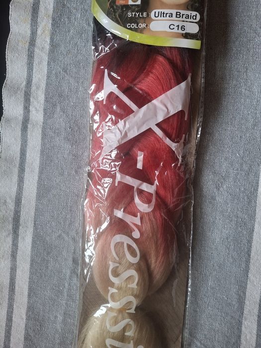 Kanekalon ombre włosy syntetyczne do warkoczykow