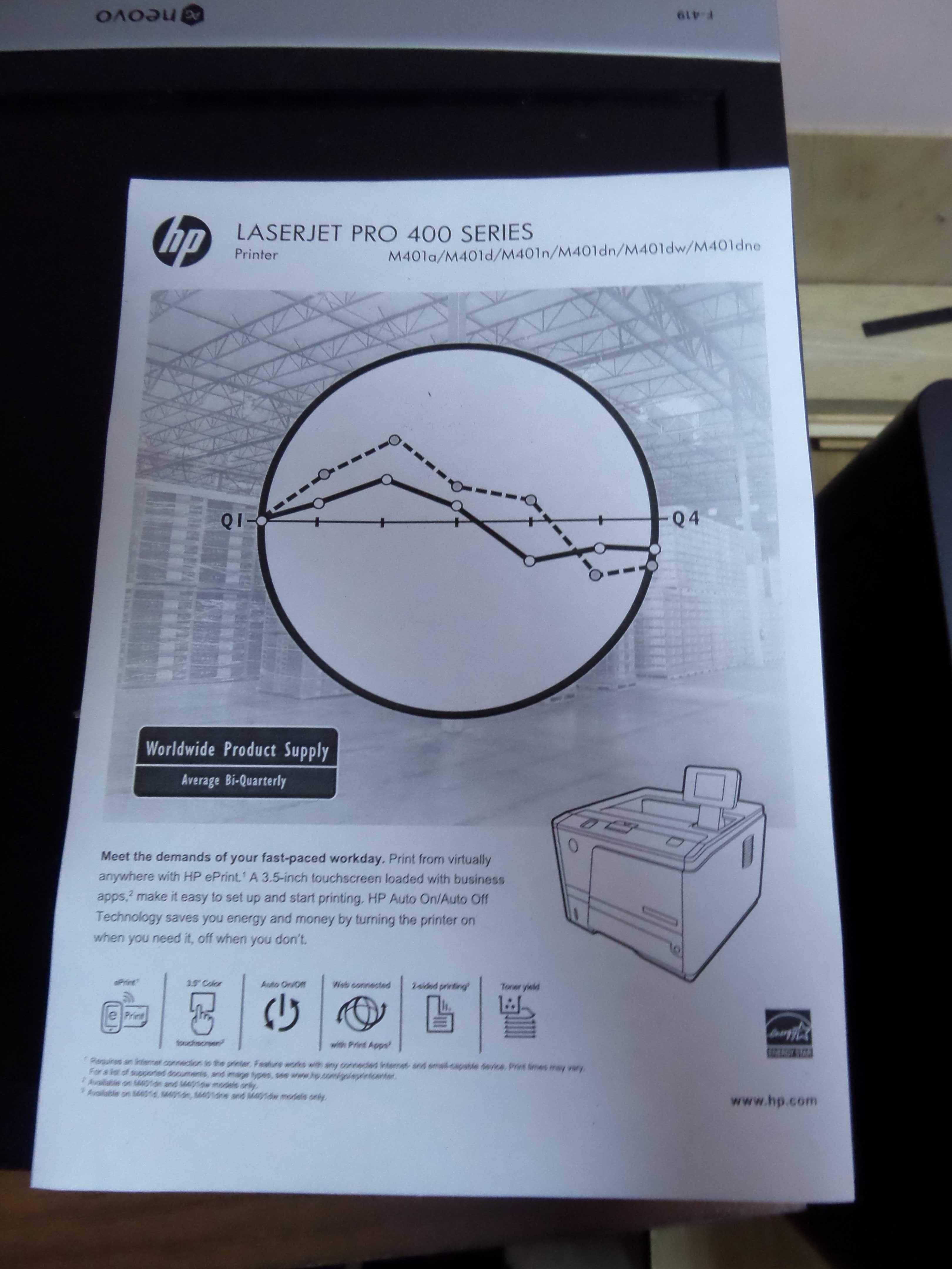 Прінтер HP LaserJet Pro 400 M401dn