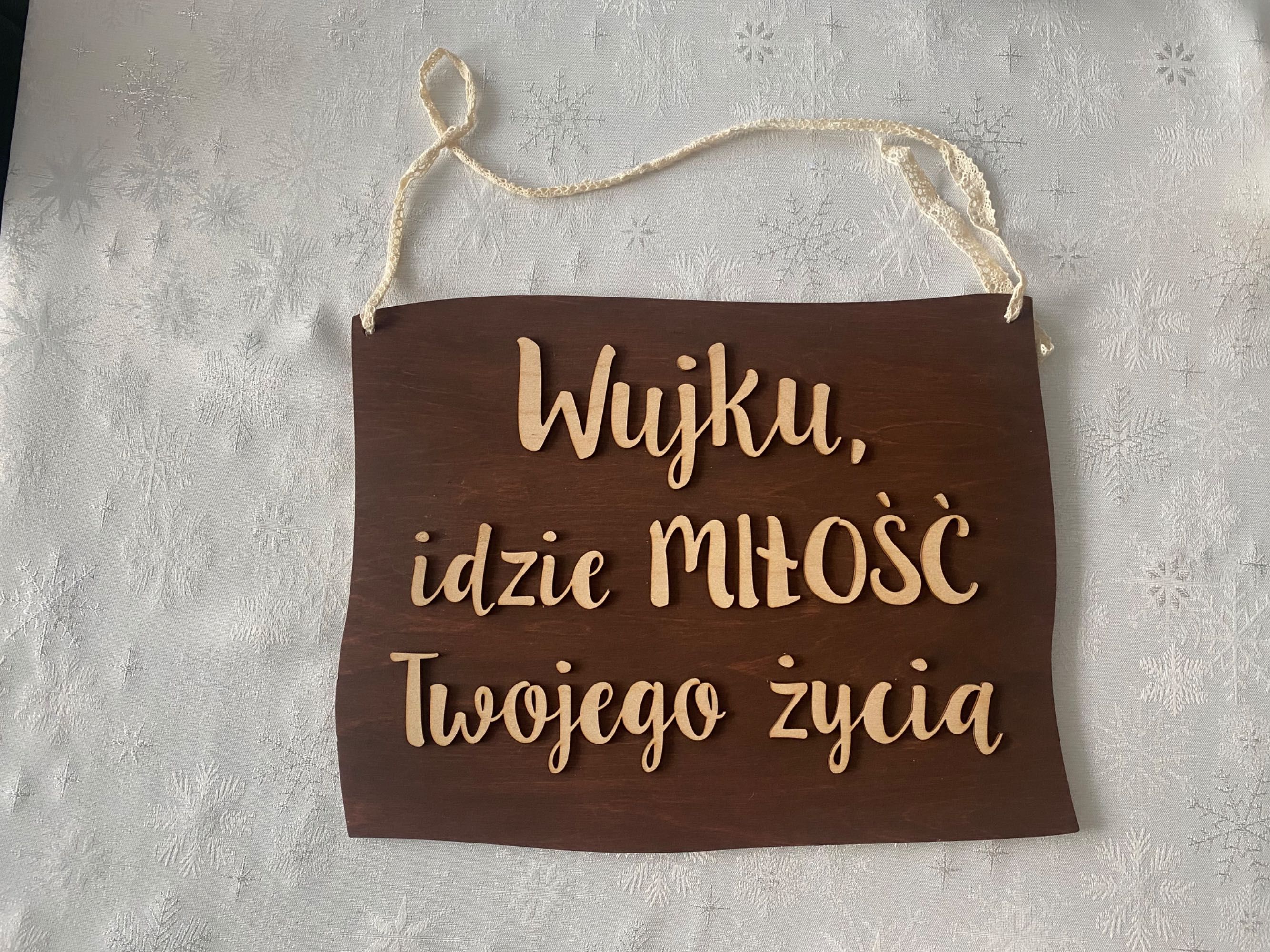 Tabliczka „wujku idzie miłość Twojego życia” ślub, wesele + GRATIS