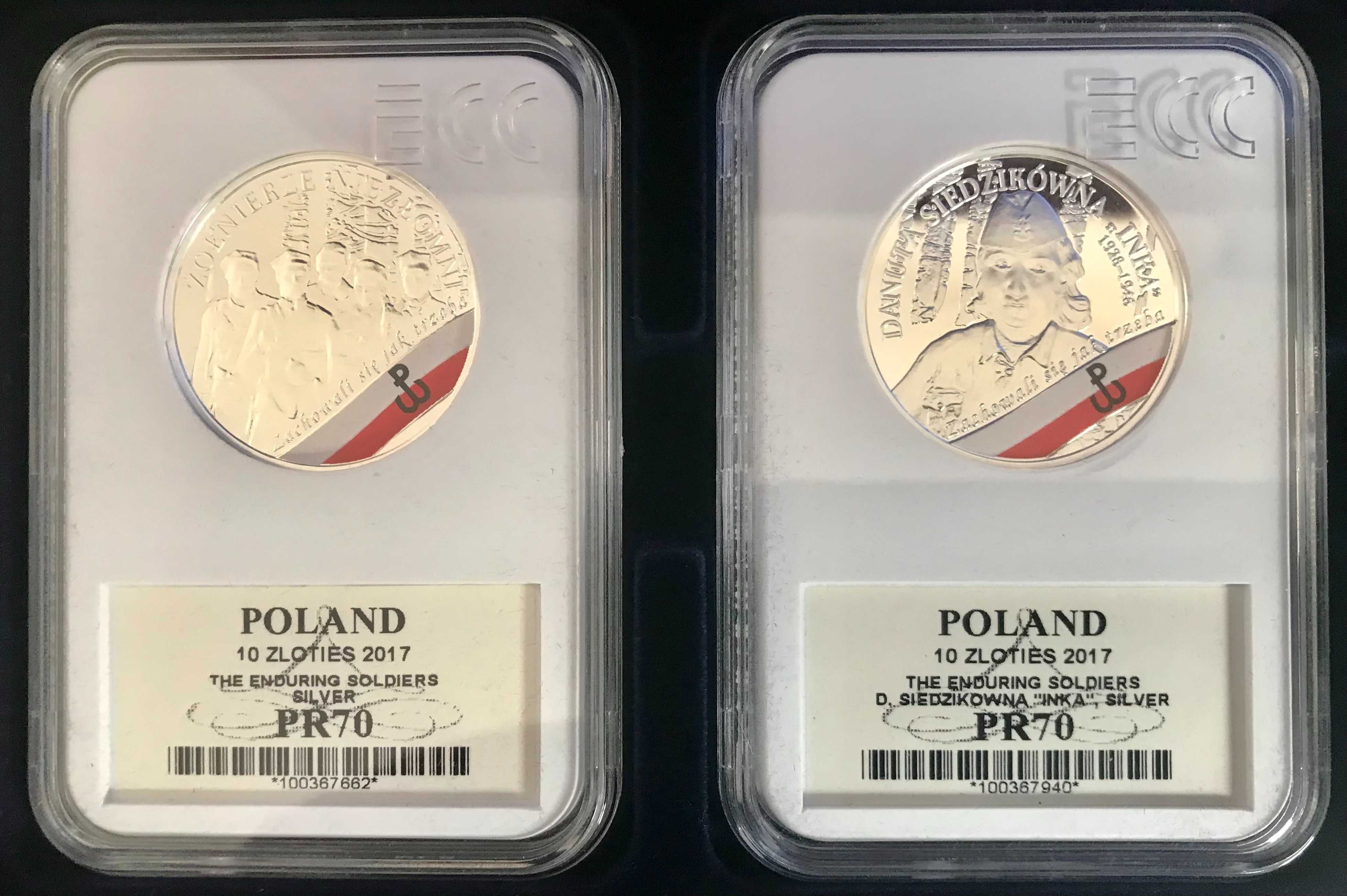 Seria NBP - Wyklęci żołnierze niezłomni - 19 szt. - GCN ECC PR70 Max!