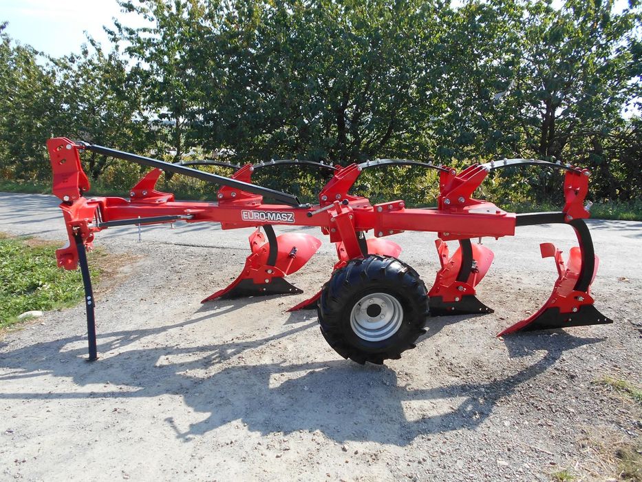 PŁUG JEDNOBELKOWY NA ZABEZPIECZENIU RESOROWYM/Euro-masz/dostępne wersje: 3, 4, 5 skib/DARMOWY TRANSPORT