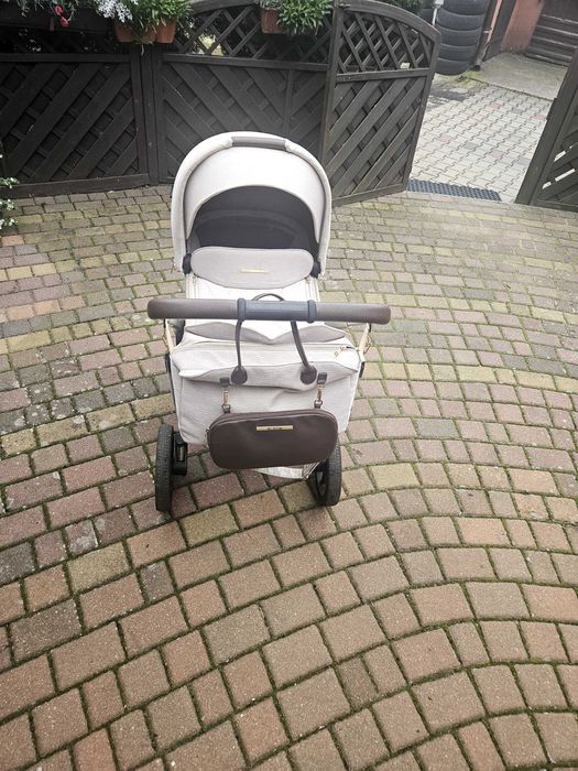 Wózek venicci Tinum upline stone beige+ fotelik cybex cloud t i-size
