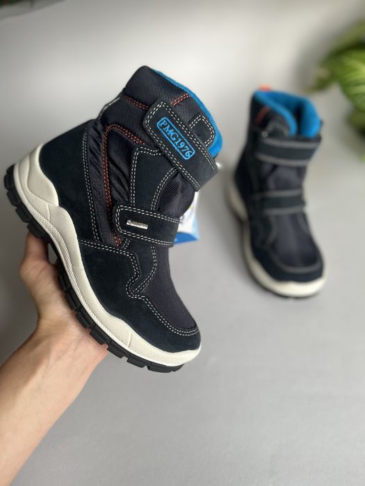 зимові черевики 32р. 21см Primigi водонепроникні термо ботинки з gtx