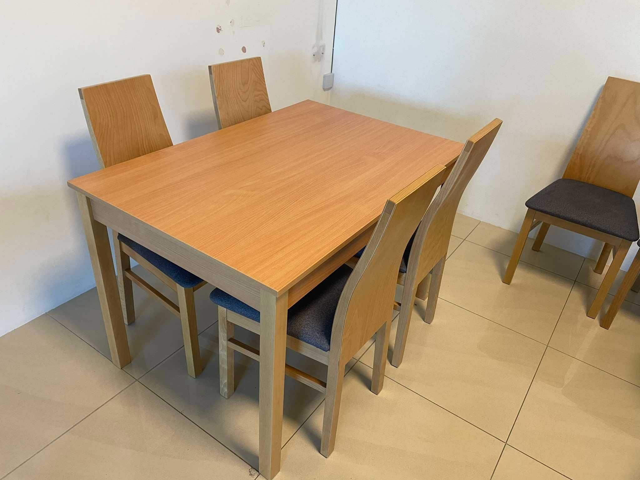 (70WR) Stół 120 x 80 cm + 4 krzesła, wyprzedaż 799 zł