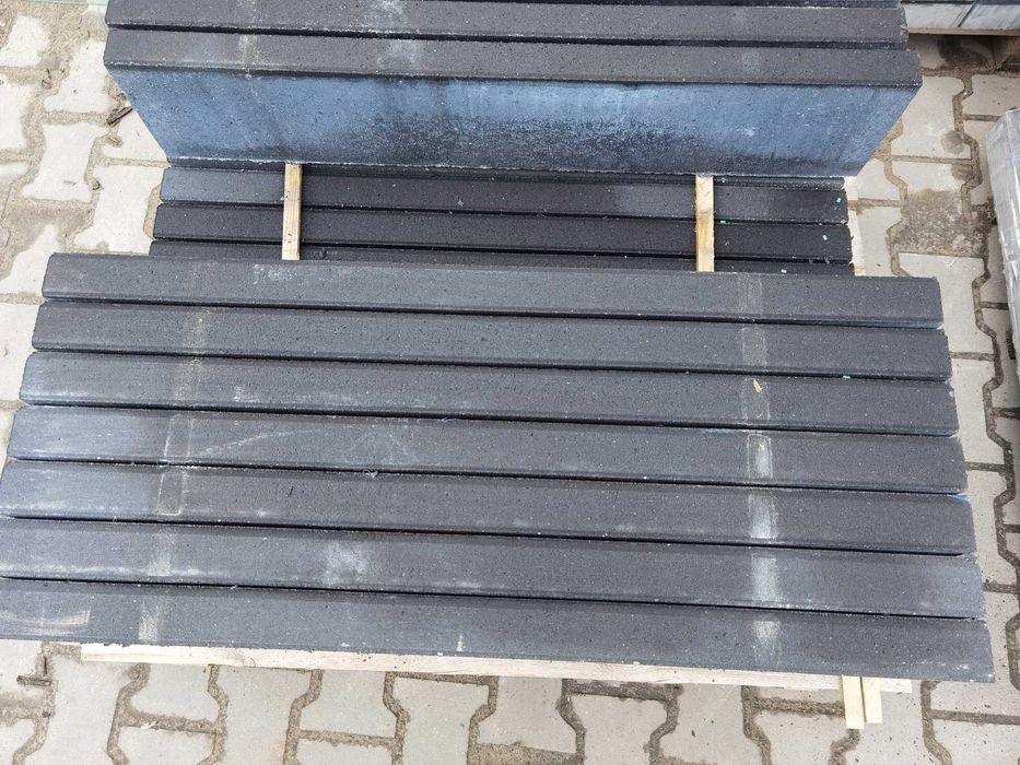 obrzeże trawnikowe 6x20x100 szare, grafitowe,czerwone, brązowe