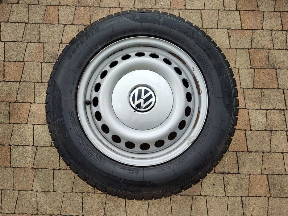 4 x Koła ZIMOWE VW T5  / 5x120 ET51  205/65/16 - 8 mm !