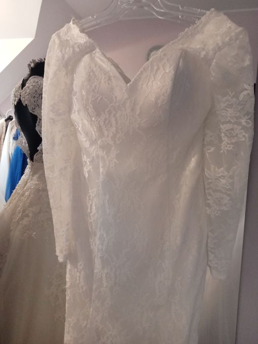 Suknia ślubna rybka 36