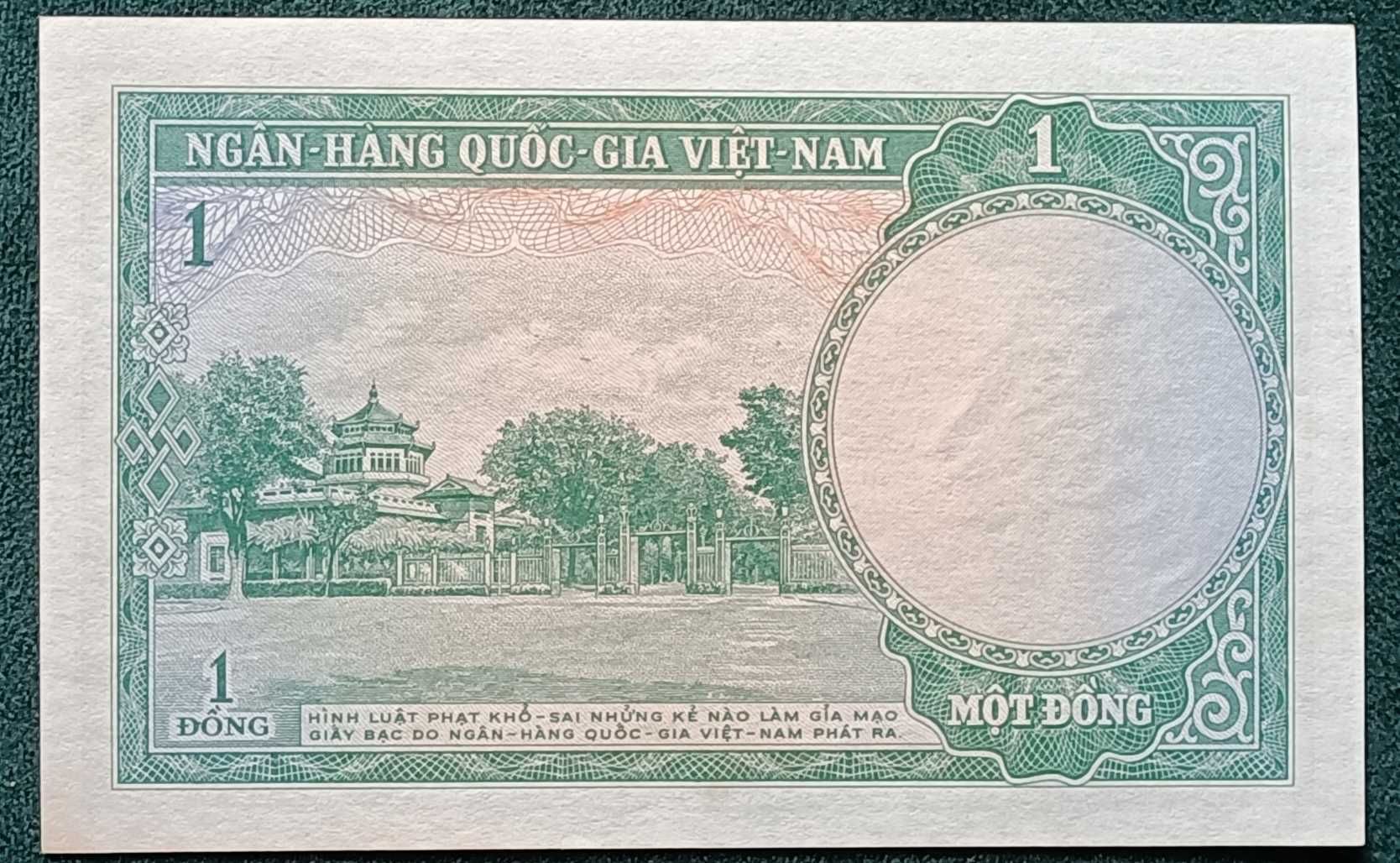 Wietnam południowy 1 dong 1955 rok stan unc