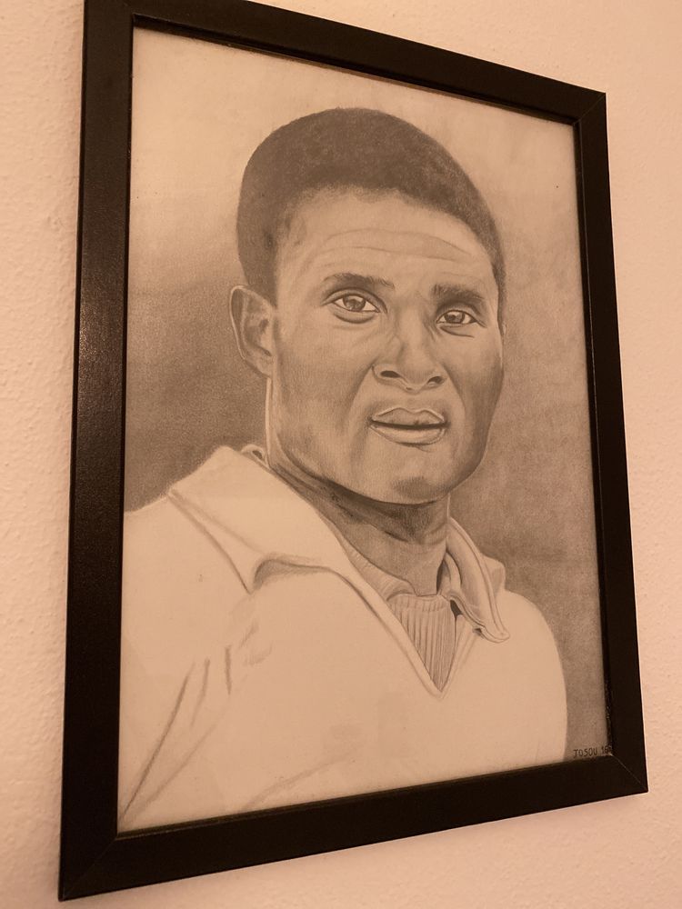 Retrato Eusébio Benfica