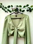 Top Curto Verde Claro