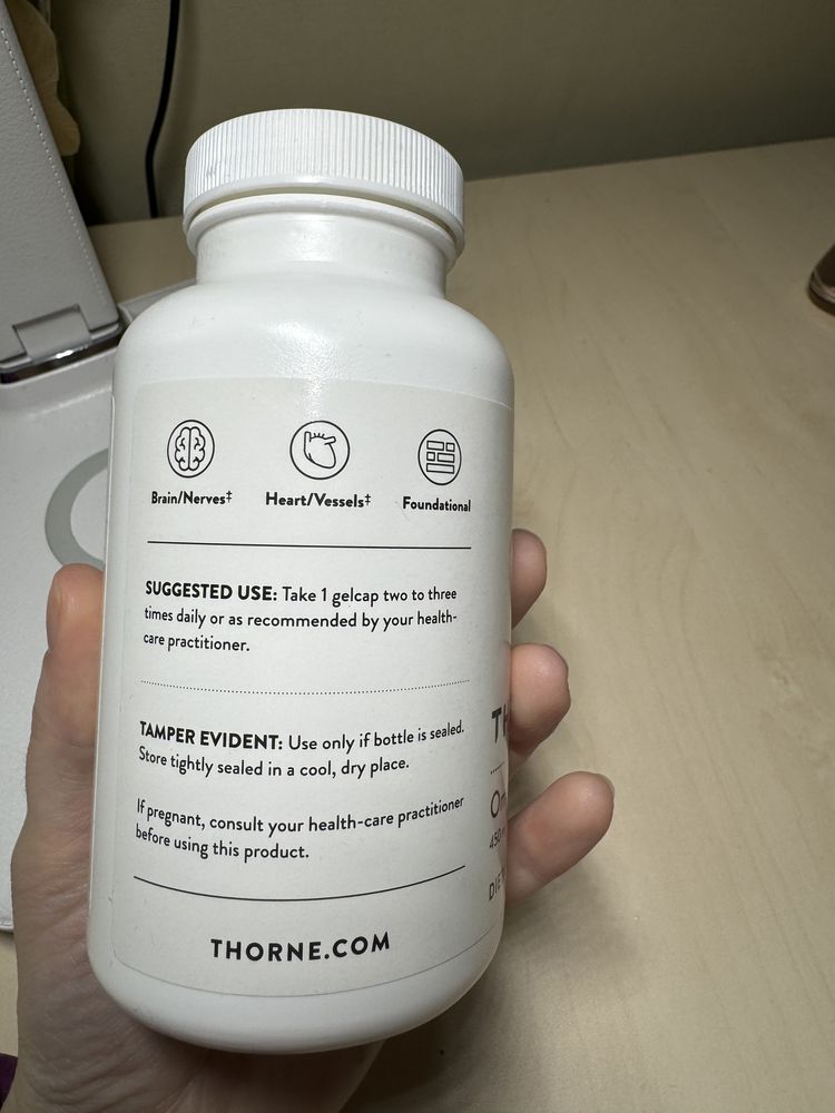 Thorne Omega3 with CoQ10