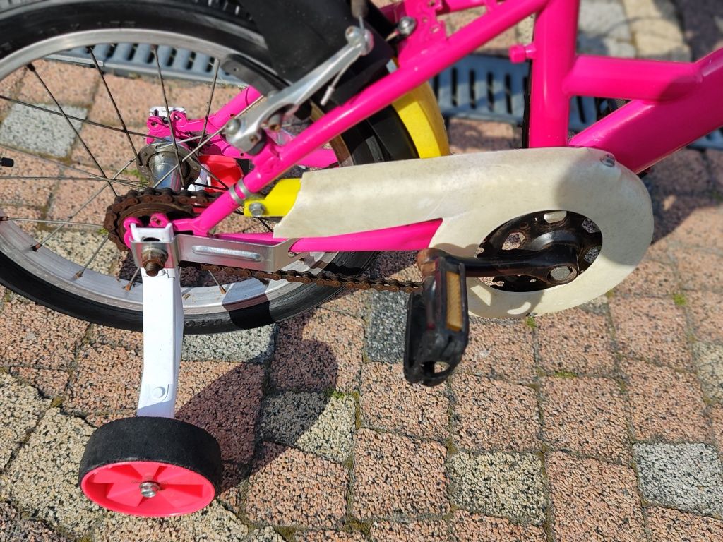 Śliczny rowerek 16 dla dziewczynki /Koła 16"/