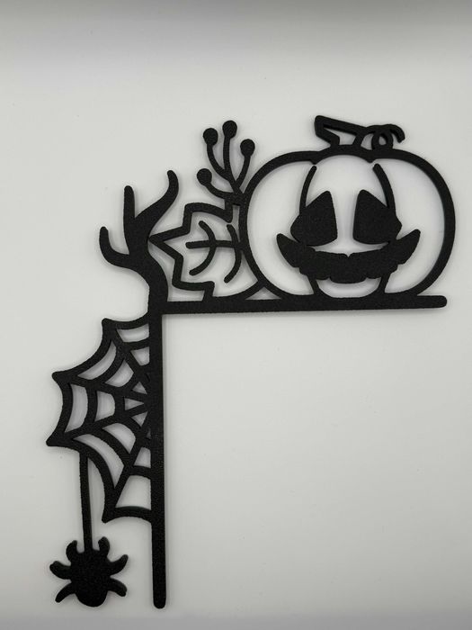 Halloween pajęczyna narożna dynia pająk 3D