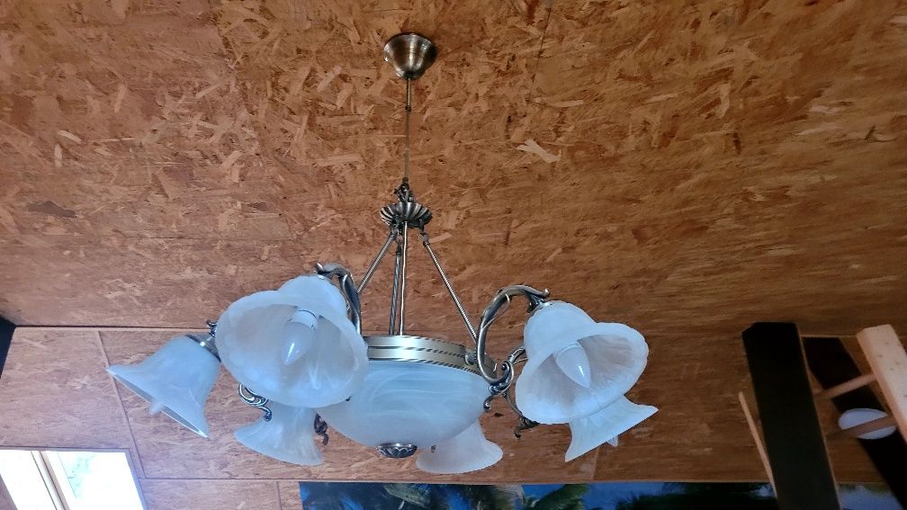 Lampa sufitowa żyrandol salon