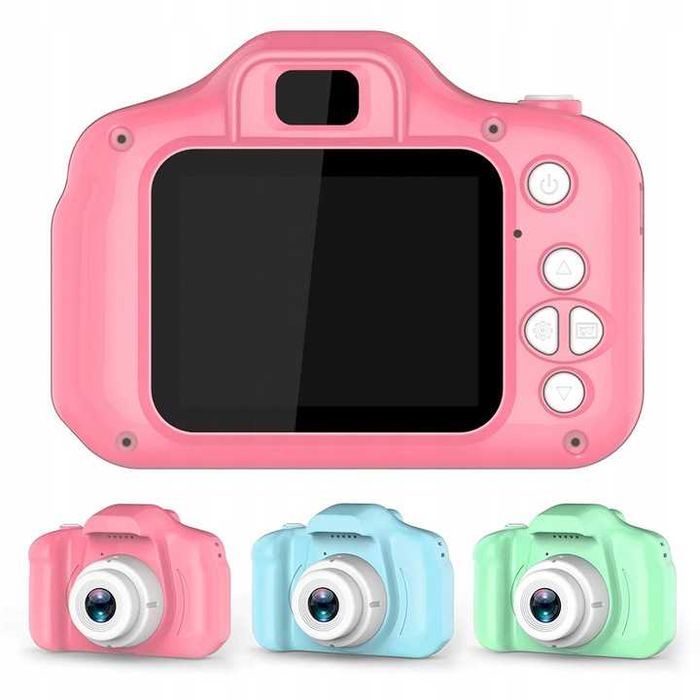 APARAT CYFROWY dla Dzieci Fotograficzny Kamera Różowy + Karta 4GB