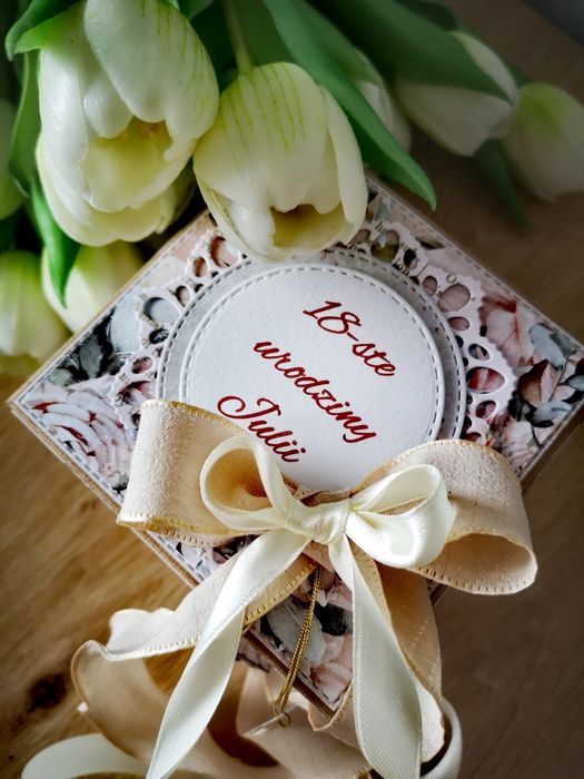 Exploding box, pudełko, kartka, 18stka, urodziny, personalizowane