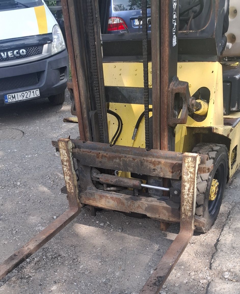 Wozek widlowy hyster diesel przesow 4metry 2,5tony transport