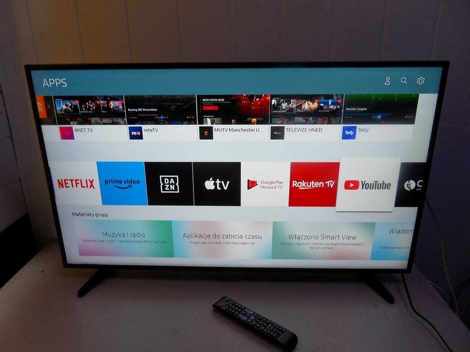 LED Tv 4K SAMSUNG 43" SMART-TV dvb-t/2 hevc gwarancja