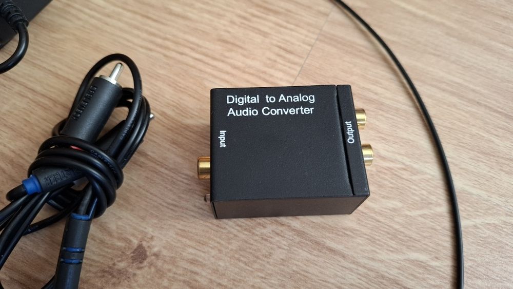 Konwerter audio Digital to Analog (DAC) – Toslink, Coaxial, kable