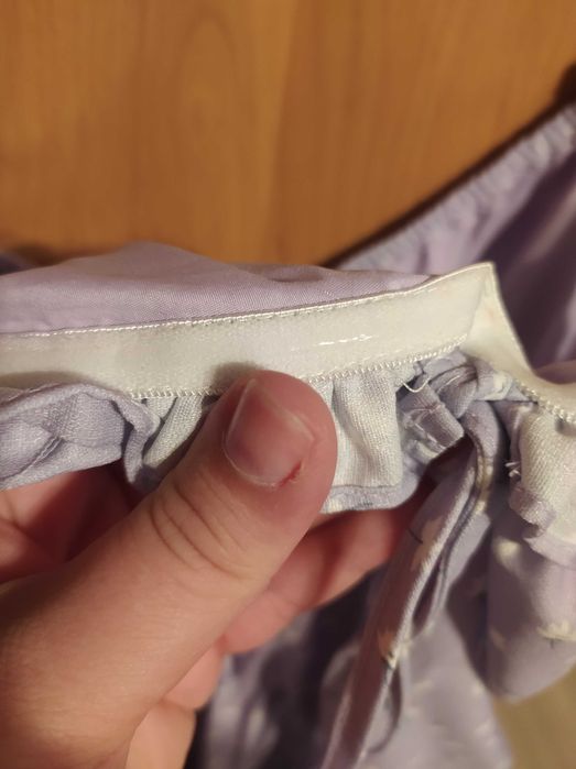 Piękna liliowa sukienka rozmiar 26