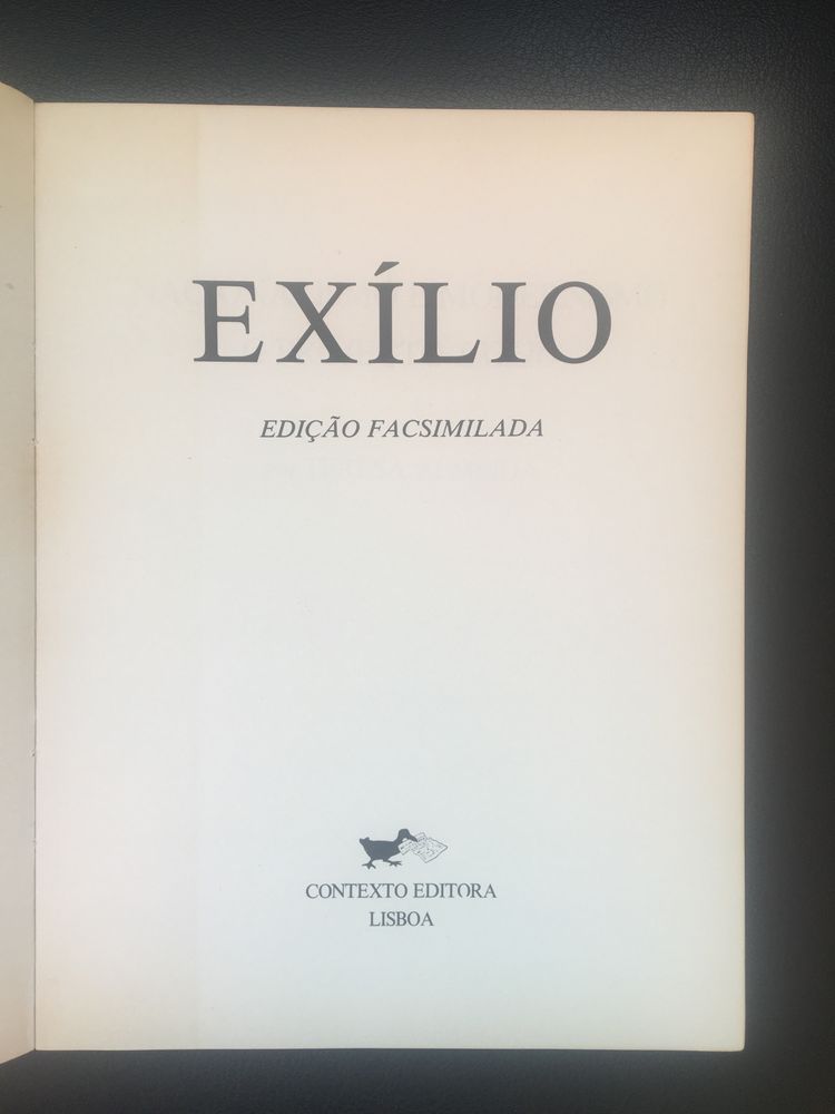 Exílio. Revista mensal. Artes, letras e sciencias