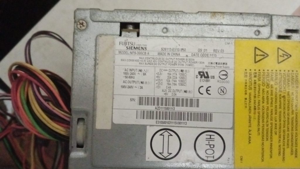 Різні блоки живлення ATX 300w/400W
