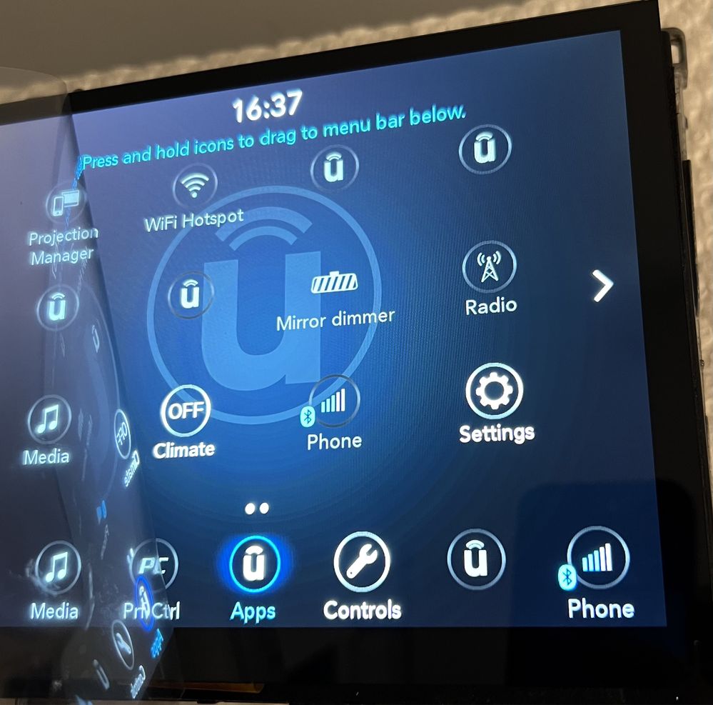 Uconnect 8.4 nowy ekran LCD wyświetlacz monitor Dodge Jeep Chrysler