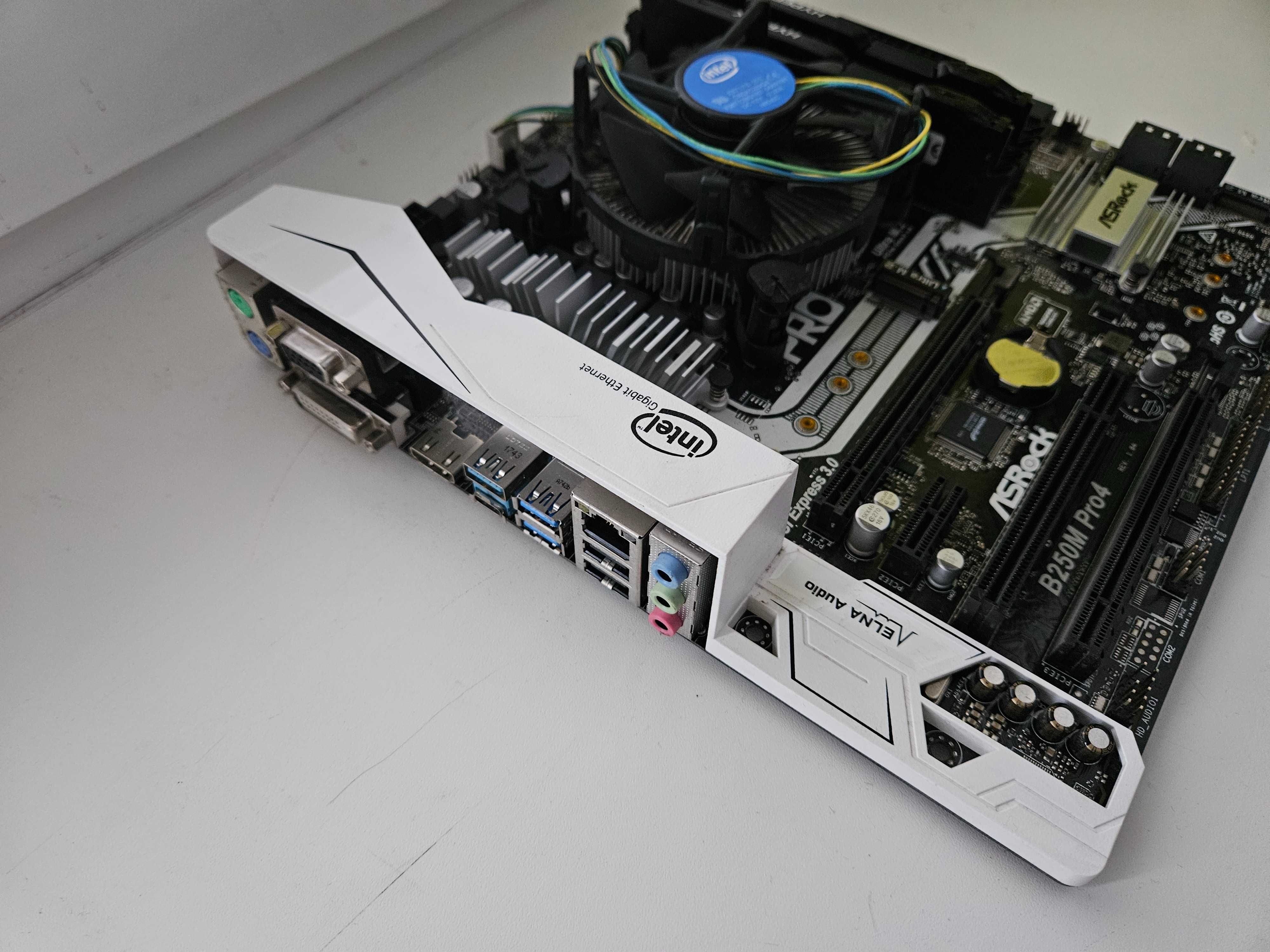 Procesor Intel i5-6500 + Płyta Asrock B250M Pro4 + DDR4 Kingston 2x4GB