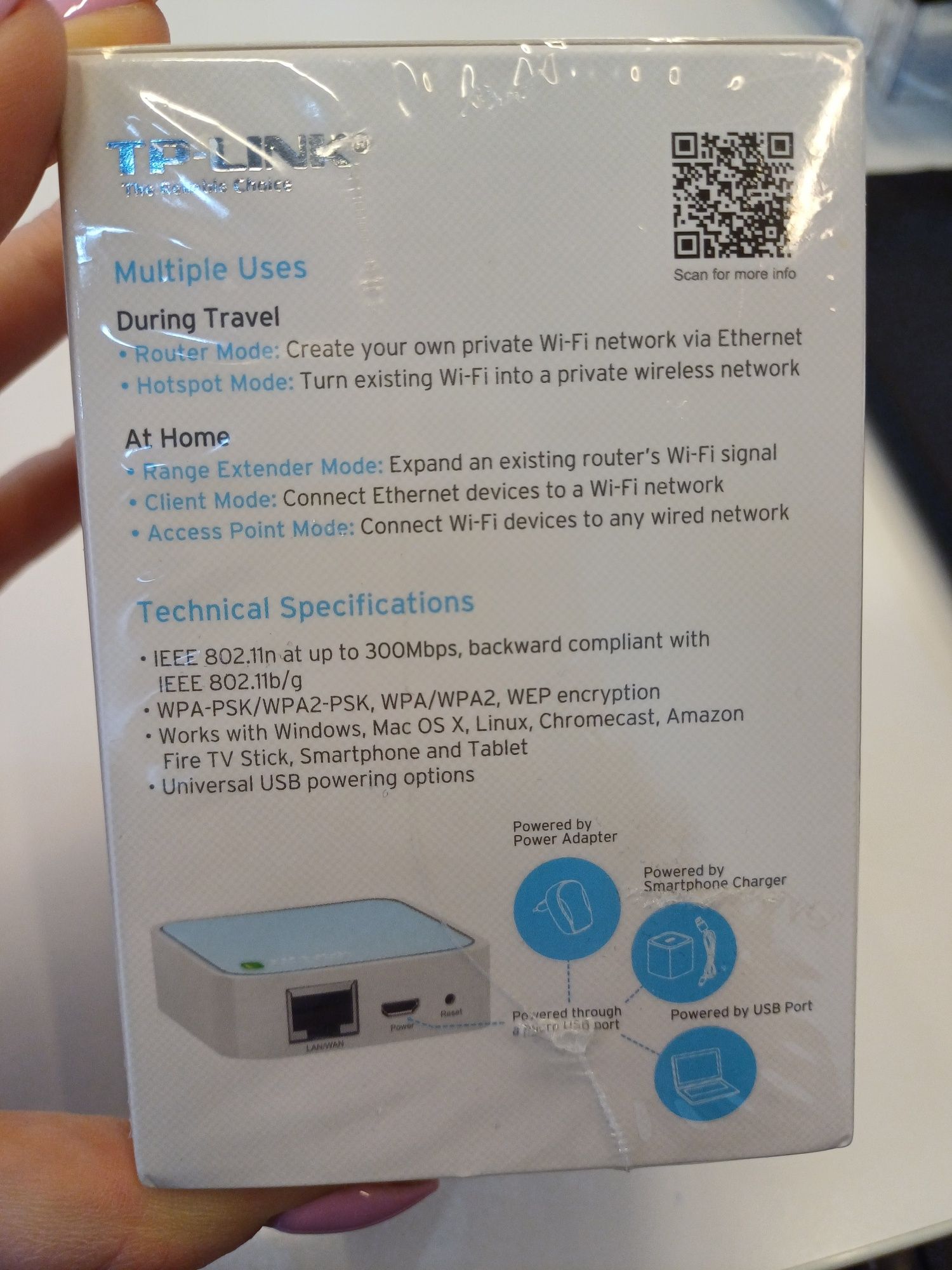 Nano router Tp-link Tl-WR802N