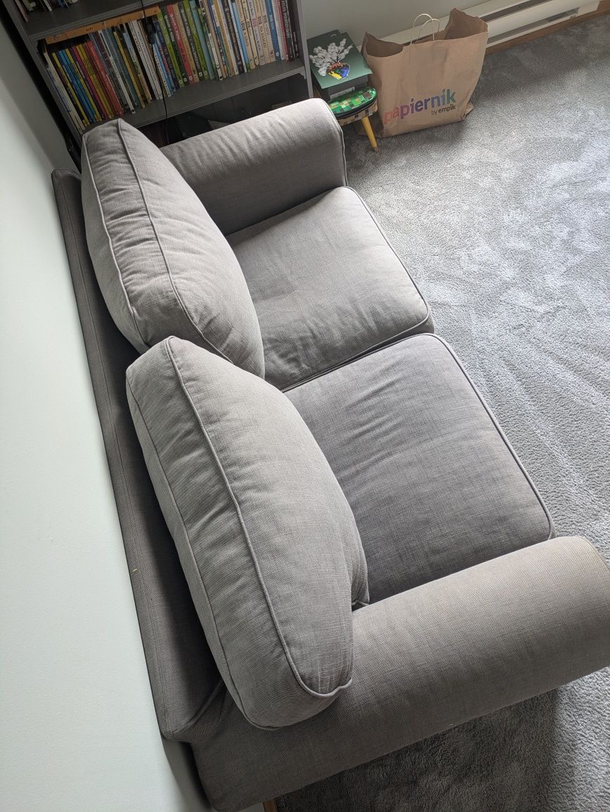 Kanapa Ikea Ektorp dwuosobowa szara