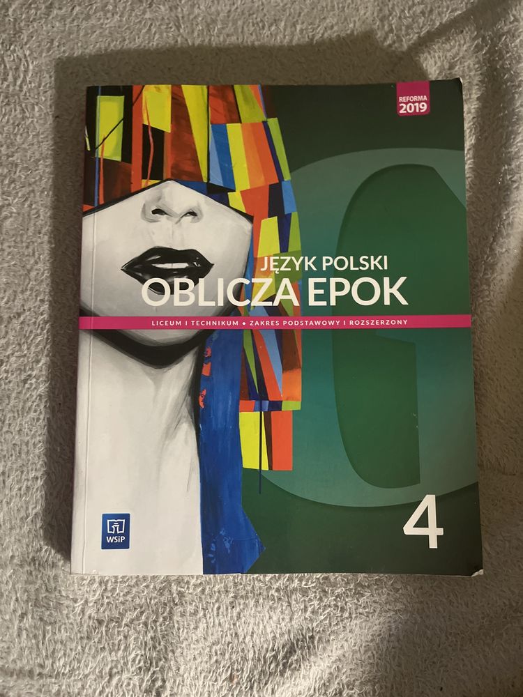 Podręcznik do języka polskiego do klasy 4 szkół ponadpodstawowych